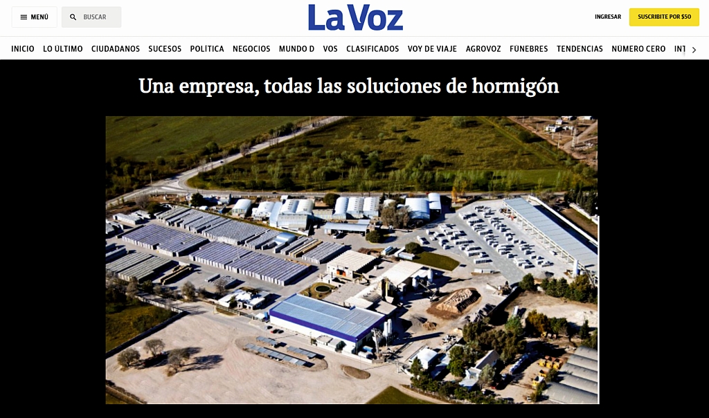 Una empresa, todas las soluciones de hormigón